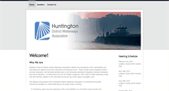 Desktop Screenshot of huntingtonwaterways.com