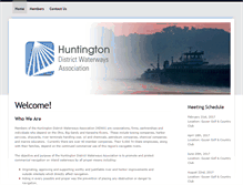 Tablet Screenshot of huntingtonwaterways.com